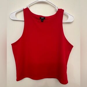 Express Body Contour high compression high neck cropped tank